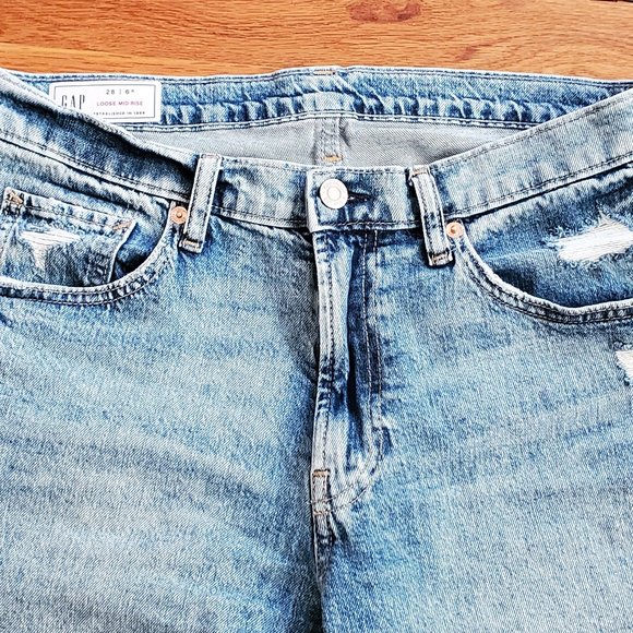 GAP Jeans, 90's Loose Fit, Size 6 / Size 28 - Picture 2 of 6